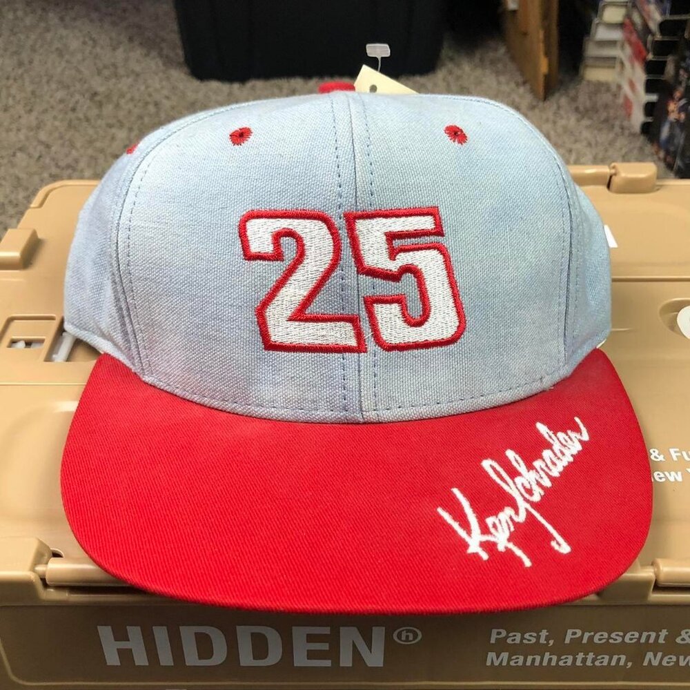 NWT Vintage 90s Ken Schrader NASCAR Snapback Hat‎
